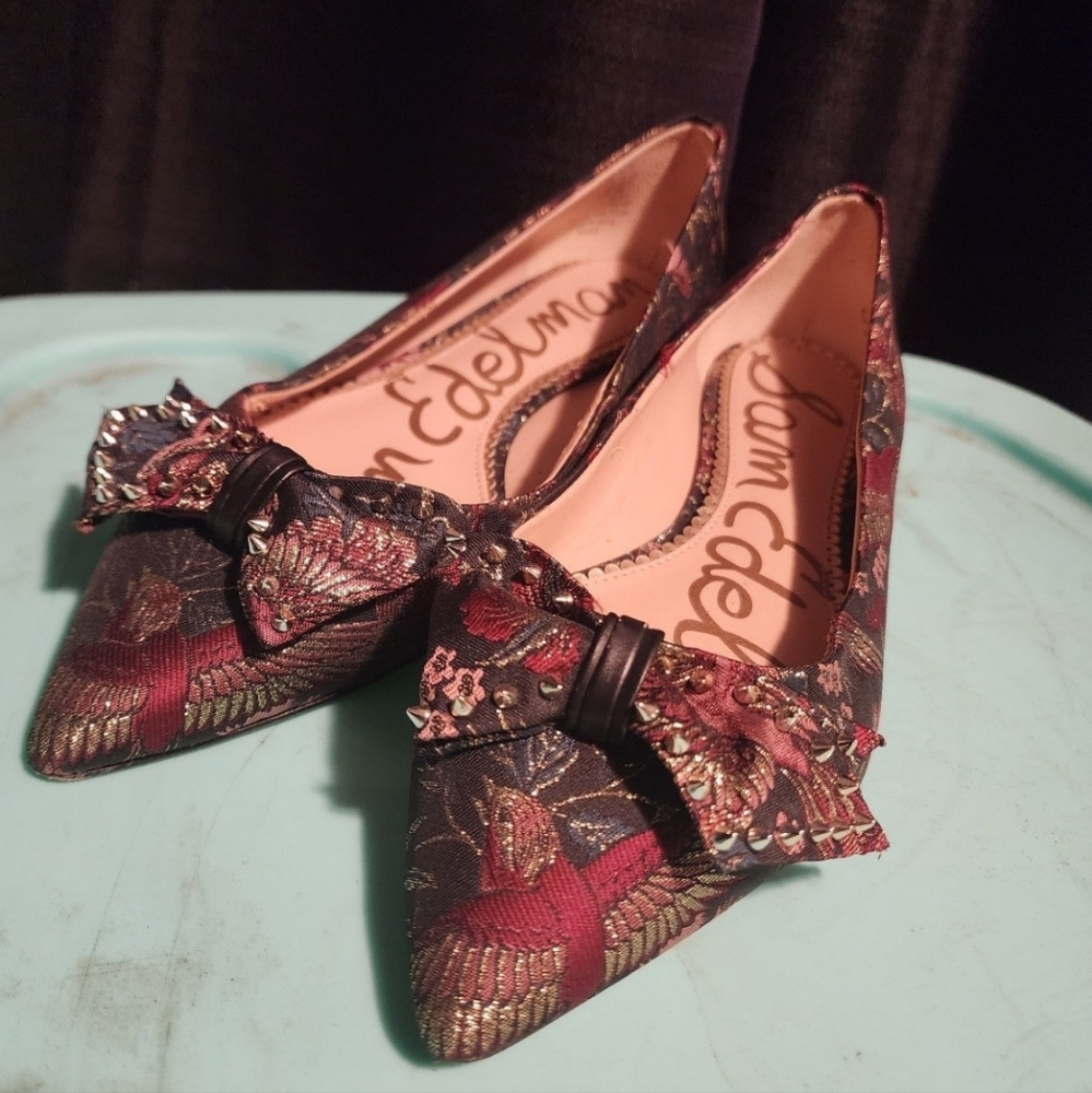 Sam Edelman 9 ballet flats spikes